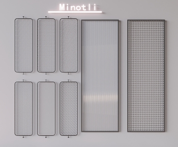 Modern Glass Screen Partition-ID:165380959