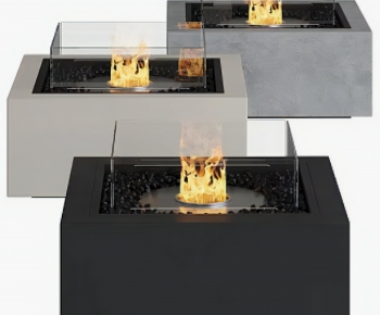 Modern Fireplace-ID:554369939