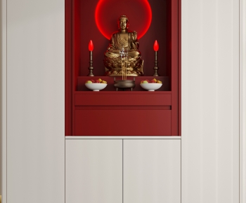 New Chinese Style Buddhist Niche-ID:411417968