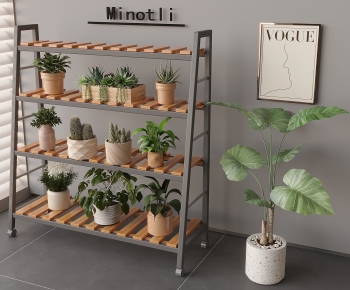 Modern Potted Green Plant-ID:387010641