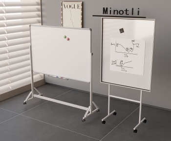 Modern Blackboard/whiteboard-ID:345614915