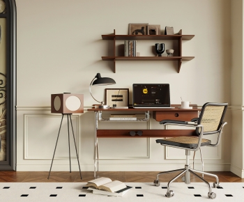 Modern Computer Desk And Chair-ID:524511109