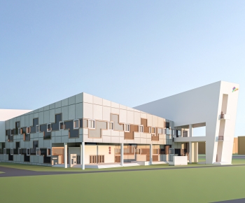 Modern Architecture Of Artistic Style-ID:364281897