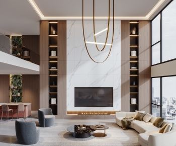 Modern A Living Room-ID:171102057