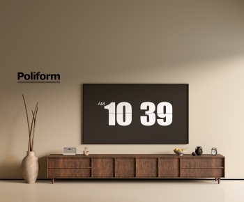 Poliform现代中古风实木电视柜-ID:976820953