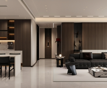 Modern A Living Room-ID:617729902