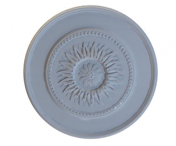 European Style Plaster Carved Top Plate-ID:252078067