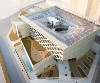 Modern Architecture Of Artistic Style-ID:877189689