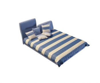 Modern Double Bed-ID:185375931