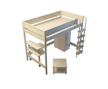Modern Bunk Bed-ID:682054047