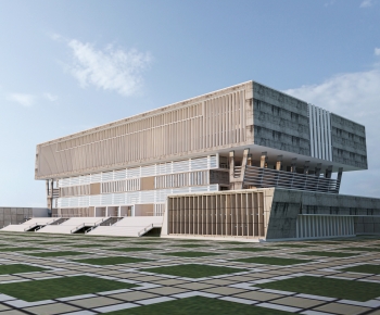 Modern Architecture Of Artistic Style-ID:532213938