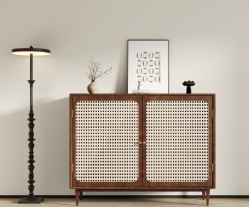 Wabi-sabi Style Shoe Cabinet-ID:864639049