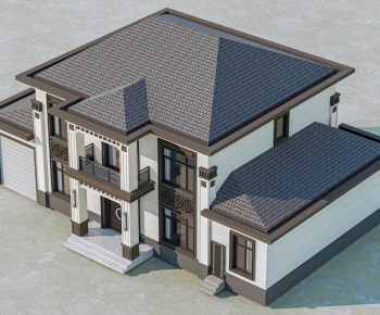 New Chinese Style Detached Villa-ID:332324038