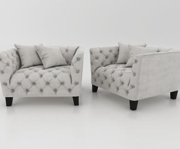 American Style Single Sofa-ID:446866995