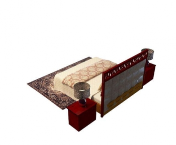 Chinese Style Double Bed-ID:572973972