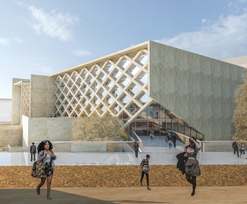 Modern Architecture Of Artistic Style-ID:153333907