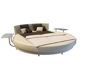 Modern Round Bed-ID:448805099