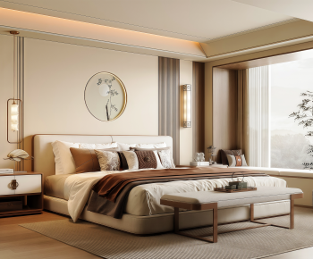 New Chinese Style Bedroom-ID:109642986