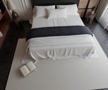 French Style Double Bed-ID:349437003