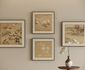 新中式装饰挂画组合-ID:349081993