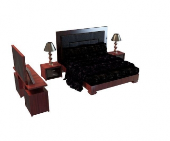 Modern Double Bed-ID:445991048