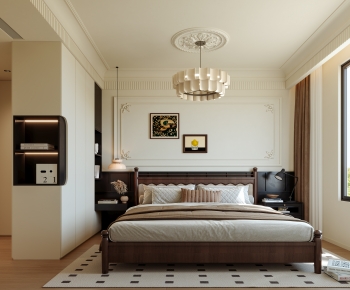 French Style Bedroom-ID:280641085