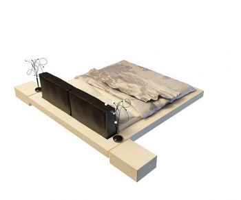 Modern Double Bed-ID:782316923