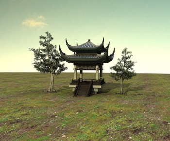 New Chinese Style Pavilion-ID:598280916