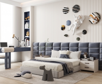 Modern Boy's Room And Son's Room-ID:571438074