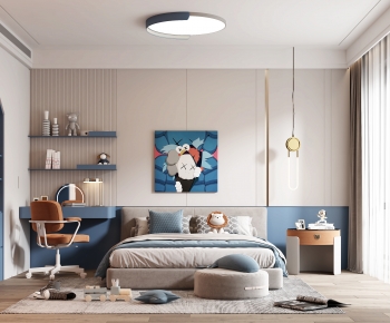 Modern Boy's Room And Son's Room-ID:944390062