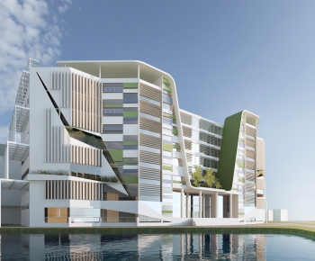 Modern Architecture Of Artistic Style-ID:164961101