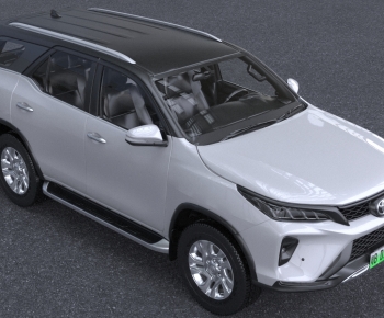 Toyota丰田现代白色SW4汽车-ID:831363923