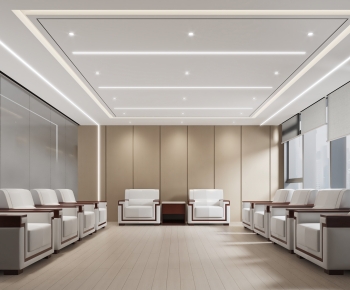 New Chinese Style Office Living Room-ID:199431902