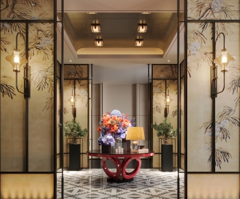 New Chinese Style Lobby Hall-ID:190870827