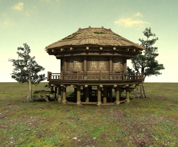 New Chinese Style Building Appearance-ID:341794019