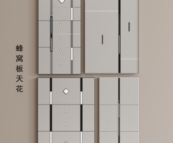 Modern Suspended Ceiling-ID:352153063