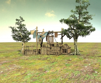 New Chinese Style Garden-ID:584716084