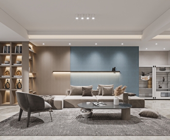 Modern A Living Room-ID:408943891