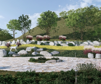 Modern Park Landscape-ID:874978077