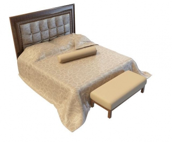 Modern Double Bed-ID:243457082