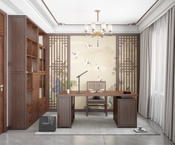 New Chinese Style Study Space-ID:613864902