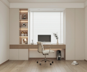 Modern Computer Desk And Chair-ID:330002078