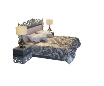 European Style Double Bed-ID:430879651