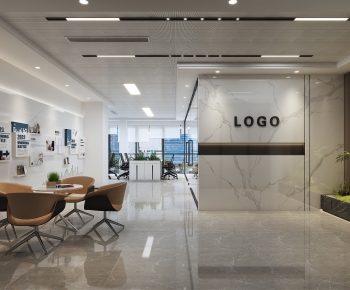 Modern Office Reception Desk-ID:591134078