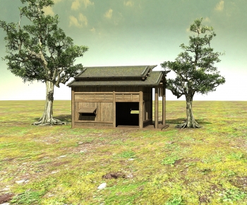 New Chinese Style Building Appearance-ID:899420028