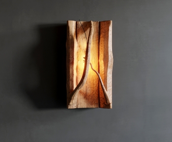 Wabi-sabi Style Wall Lamp-ID:370855092