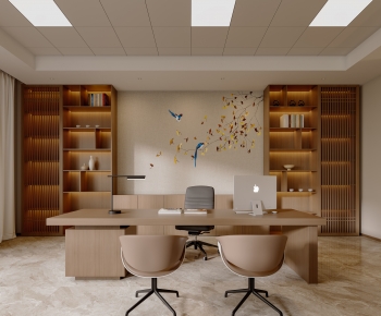 New Chinese Style Manager's Office-ID:897253042