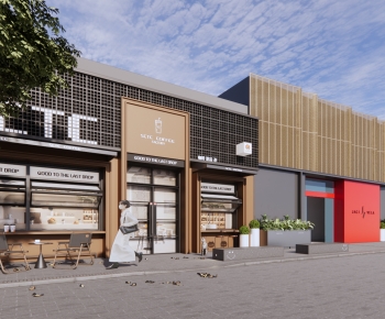 Modern Facade Element-ID:298670059