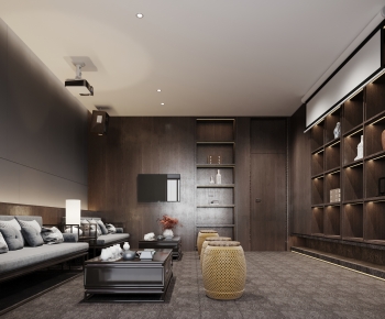 New Chinese Style Audiovisual Room-ID:314006095