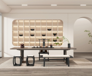 New Chinese Style Tea House-ID:616036896